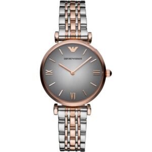 Emporio Armani Classic White/Rose gold colored steel